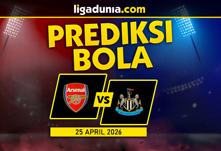 Prediksi Arsenal vs Newcastle United 25 April 2026