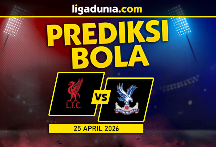 Prediksi Liverpool vs Crystal Palace 25 April 2026